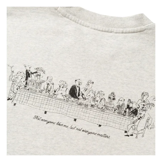 Sweat Col Rond Coton | Crème