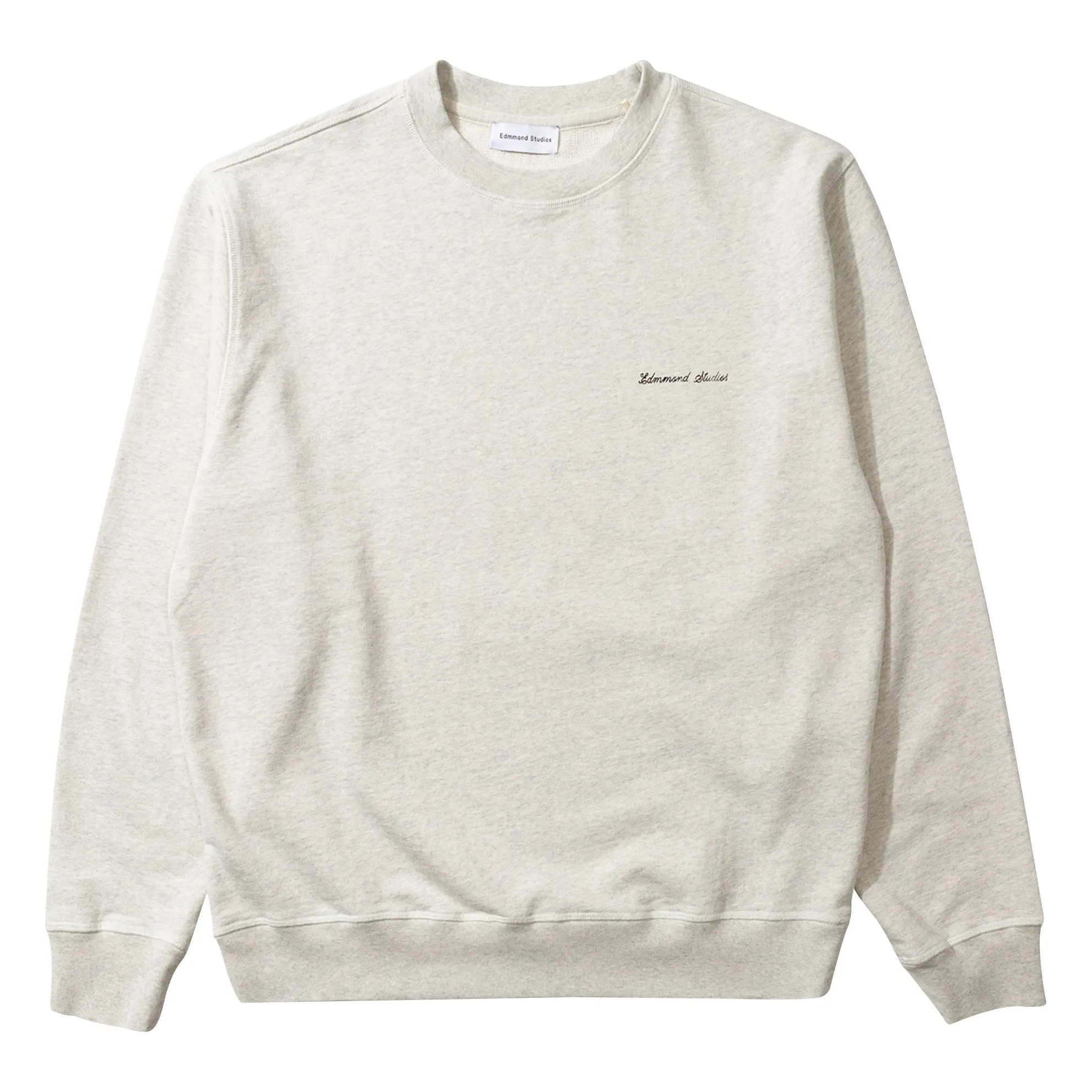 Cotton Crew Neck Sweatshirt | Cream- Product image n°0