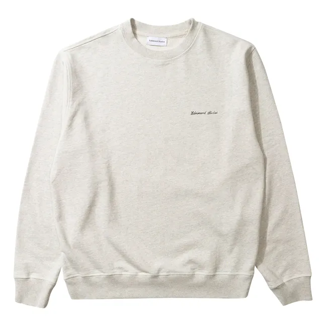 Felpa girocollo in cotone | Crema