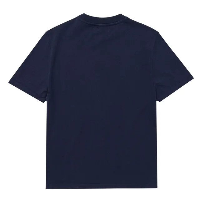 Camiseta de algodón Duck Lake  | Azul oscuro