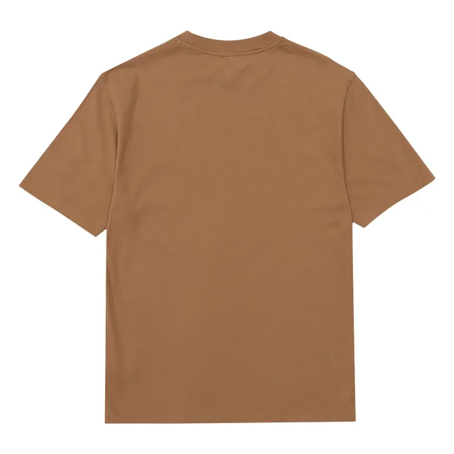 Avant Garde cotton T-shirt | Light brown