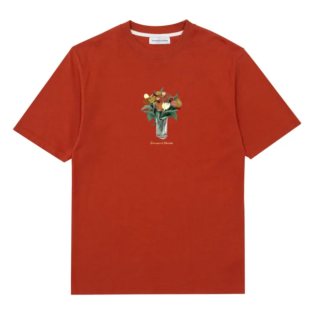 Lush Cotton T-shirt | Red Ochre