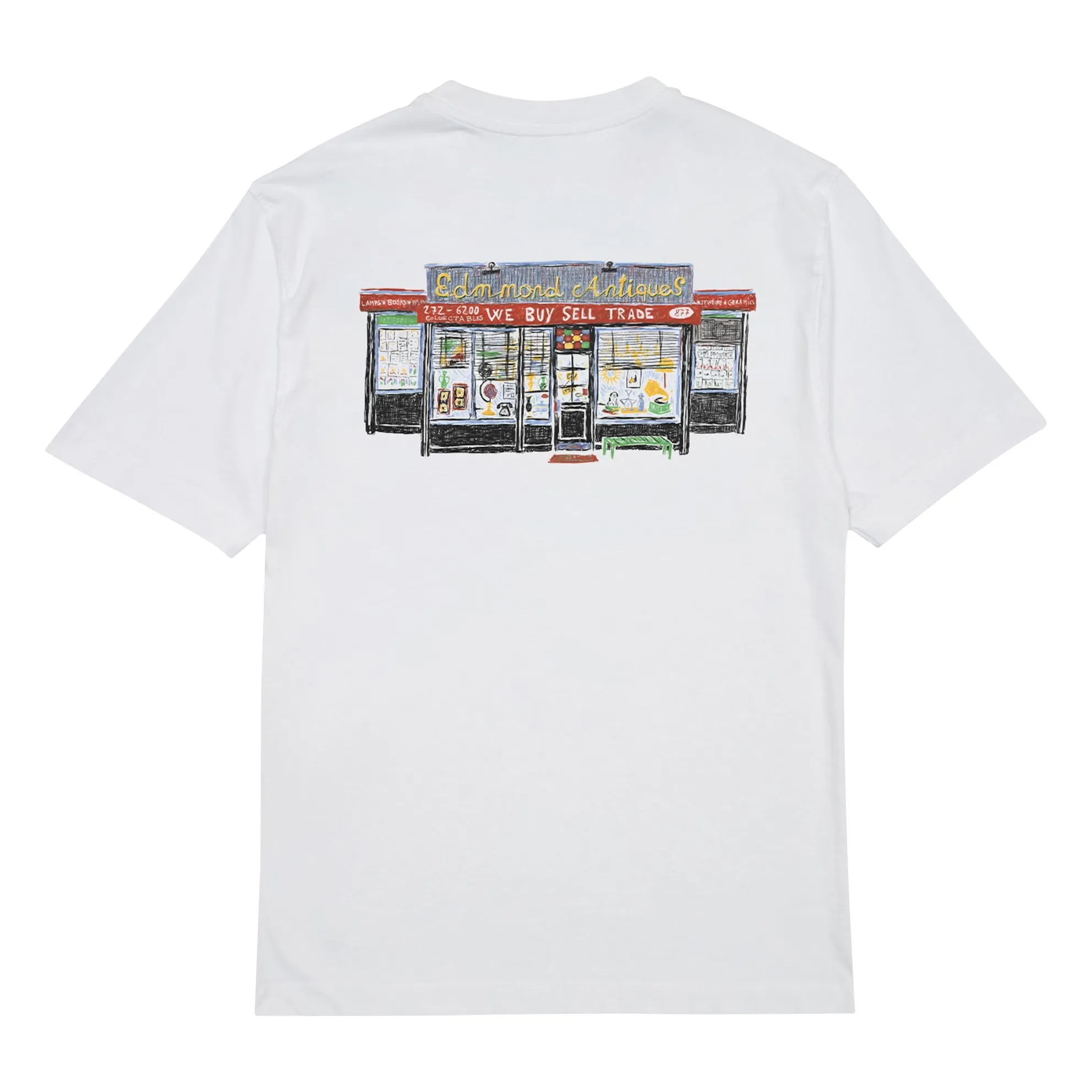 Camiseta de algodón antiguo  | Blanco- Imagen del producto n°1