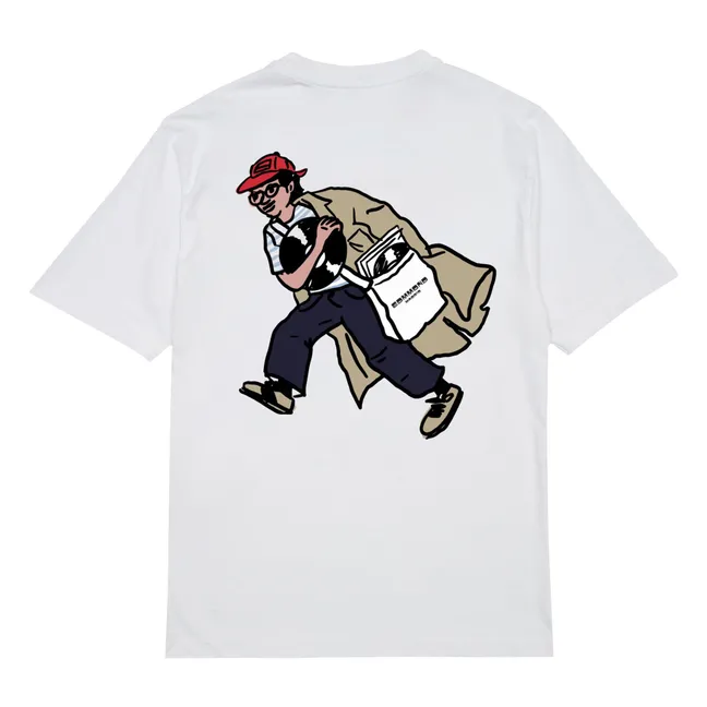 Camiseta de algodón Melomaniac  | Blanco