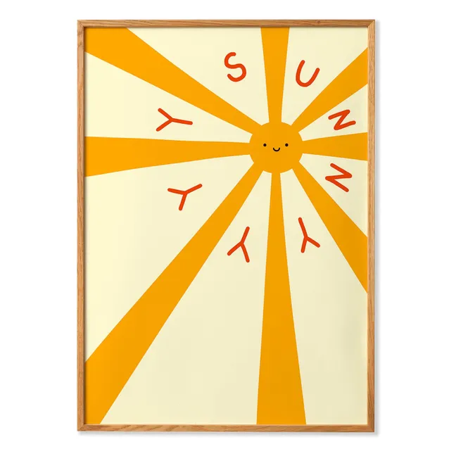 Sunny poster | Orange