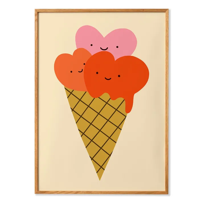 Affiche Icecream | Crème- Image produit n°0
