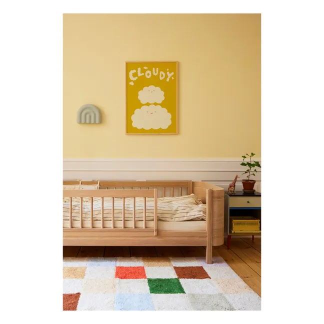 Cloudy poster | Yellow