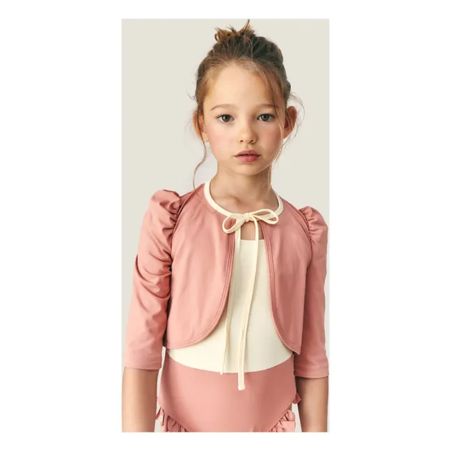 Cardigan de Bain Noélie | Rose poudré