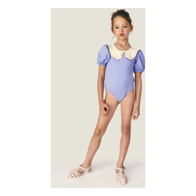 Traje de baño con cuello Daniela Claudine  | Violeta