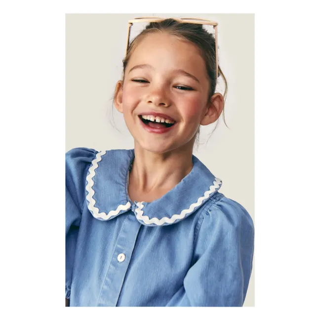 Blusa vaquera Claudine Louise | Azul Claro