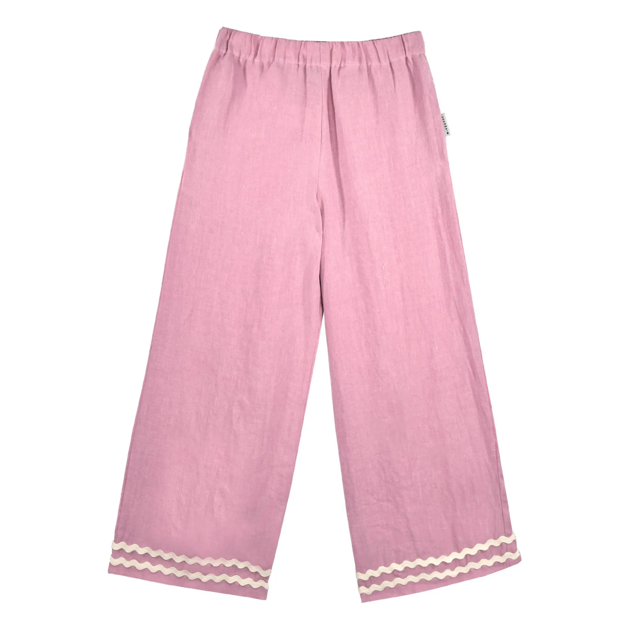 Mipounet Pink Isaline Linen Pants