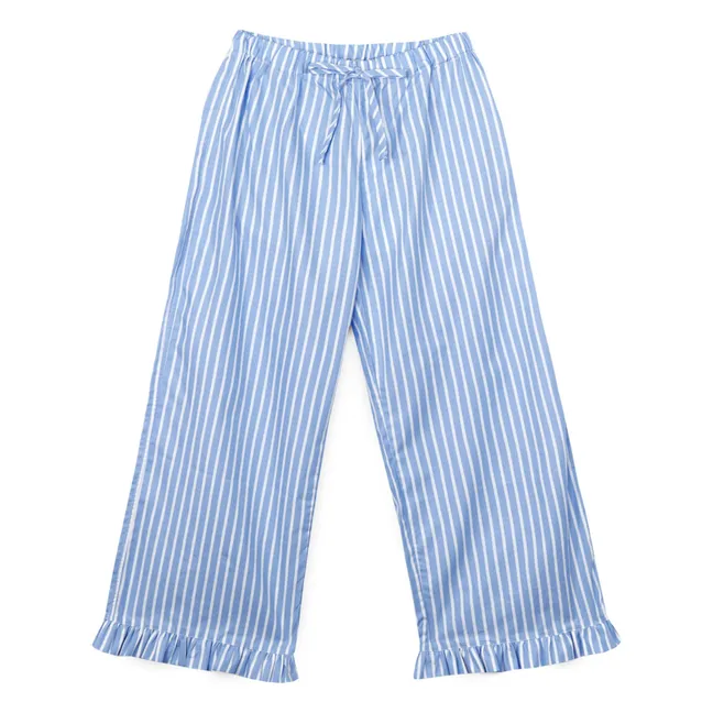 Pantalones de rayas Sia | Azul Claro