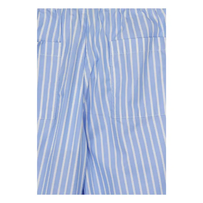Pantalones de rayas Sia | Azul Claro