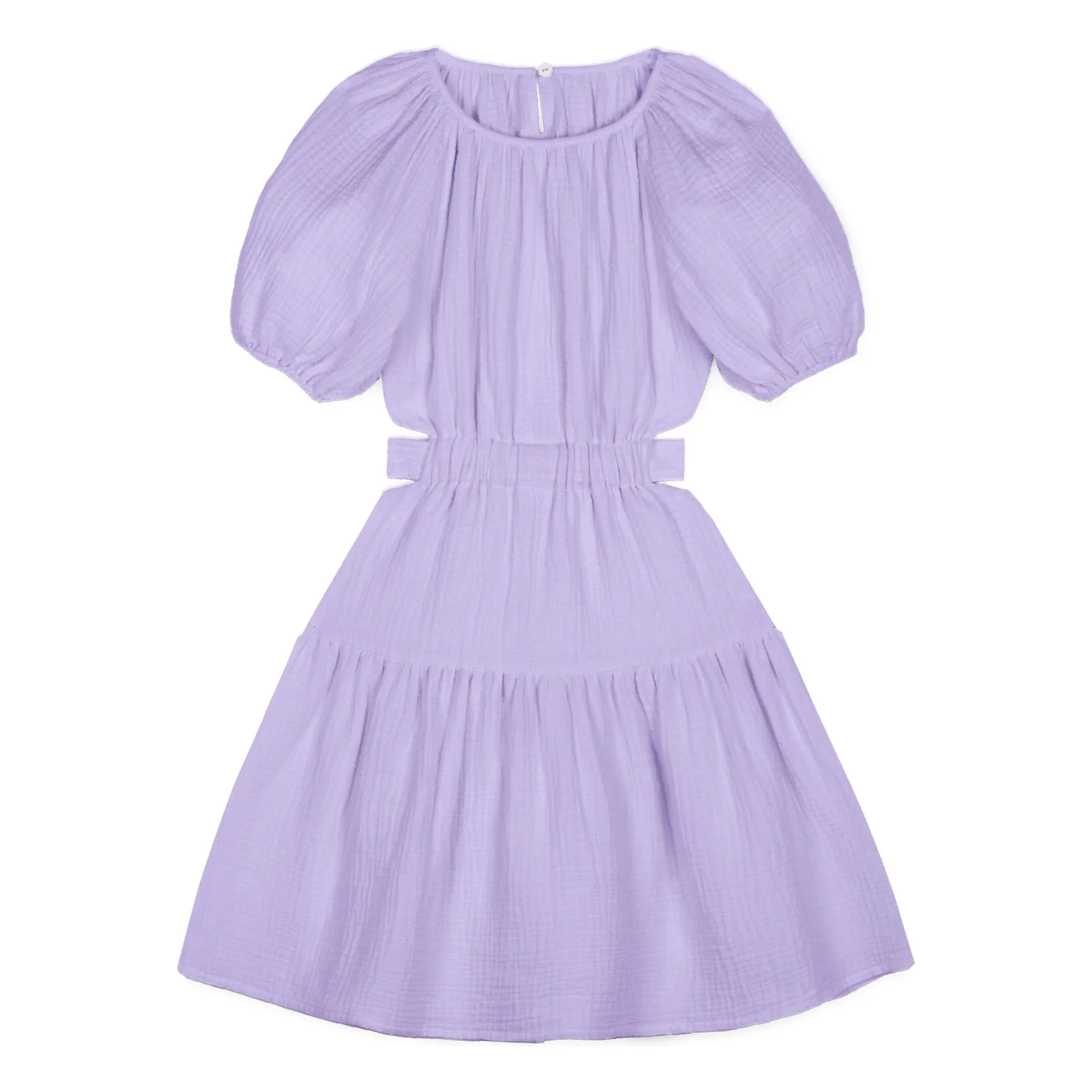 Mipounet Lilac Marine Chiffon Organic Cotton Dress