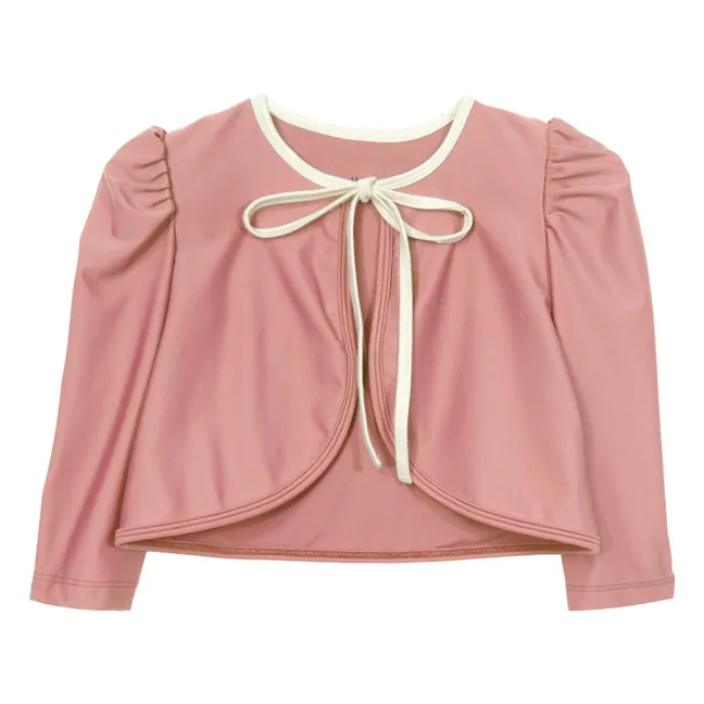 Cardigan de Bain Noélie | Rose poudré