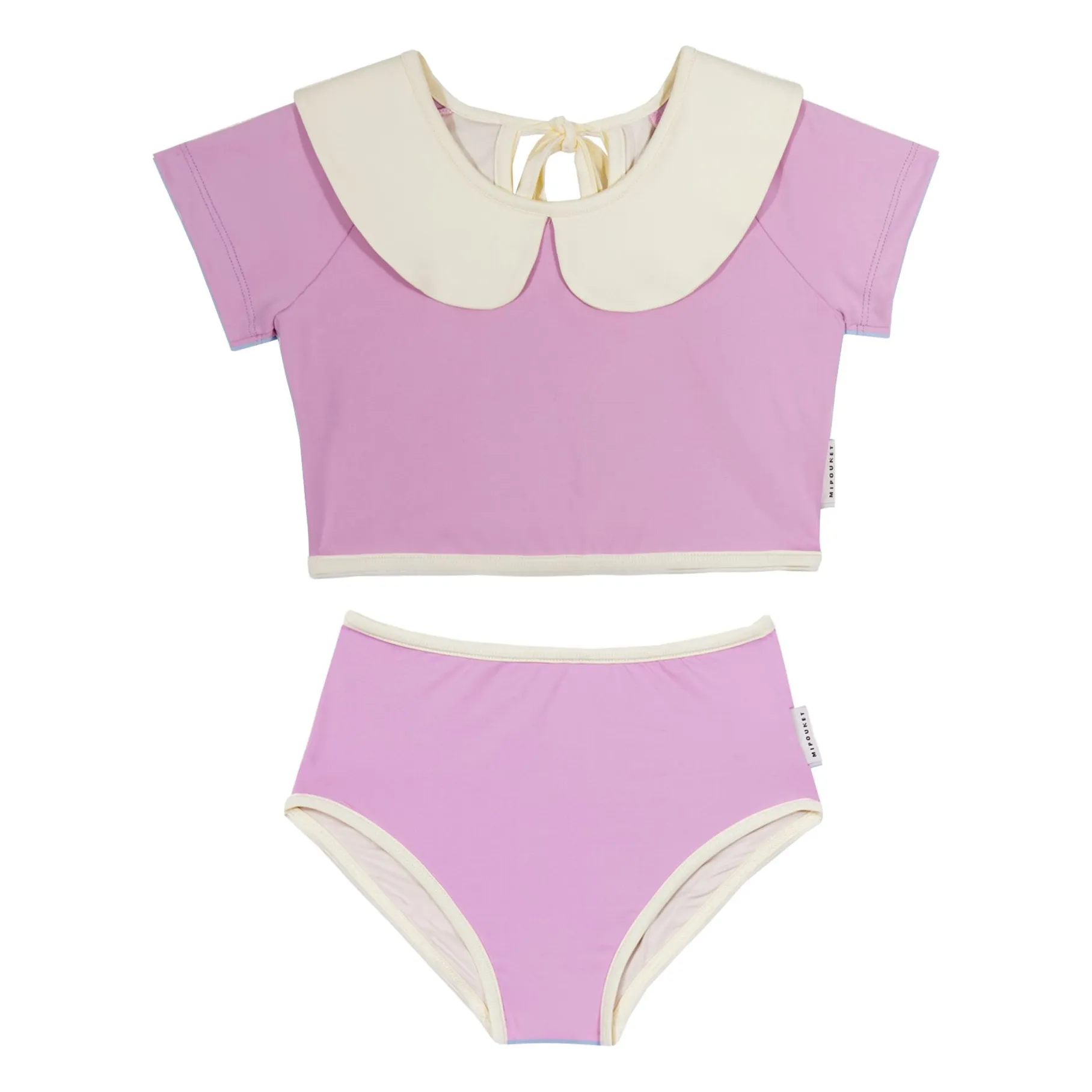 Mipounet Pink Claudine Collar Swimsuit Vera