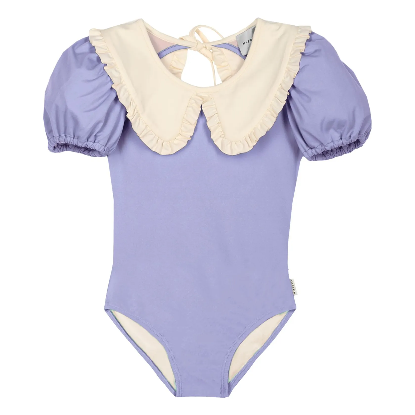 Mipounet Purple Daniela Claudine Collar Swimsuit