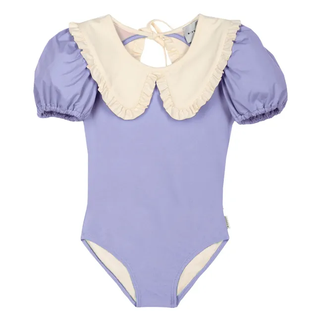 Traje de baño con cuello Daniela Claudine  | Violeta