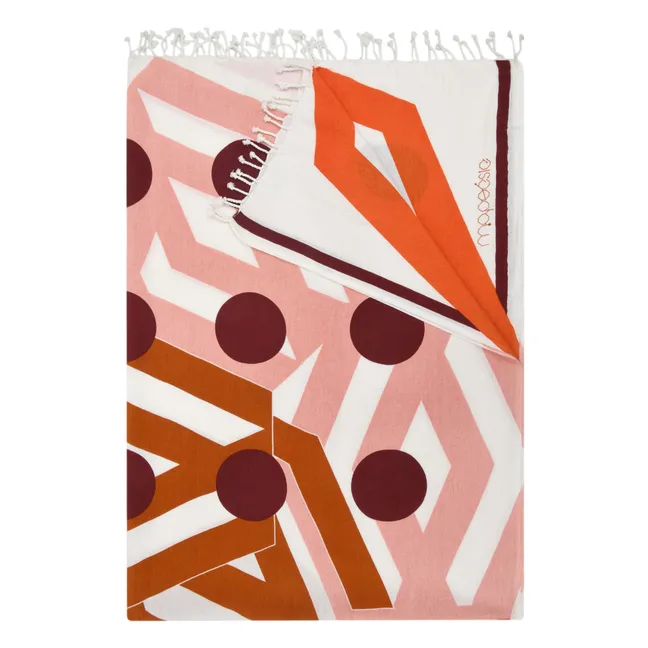 Toalla de playa Bloom | Naranja