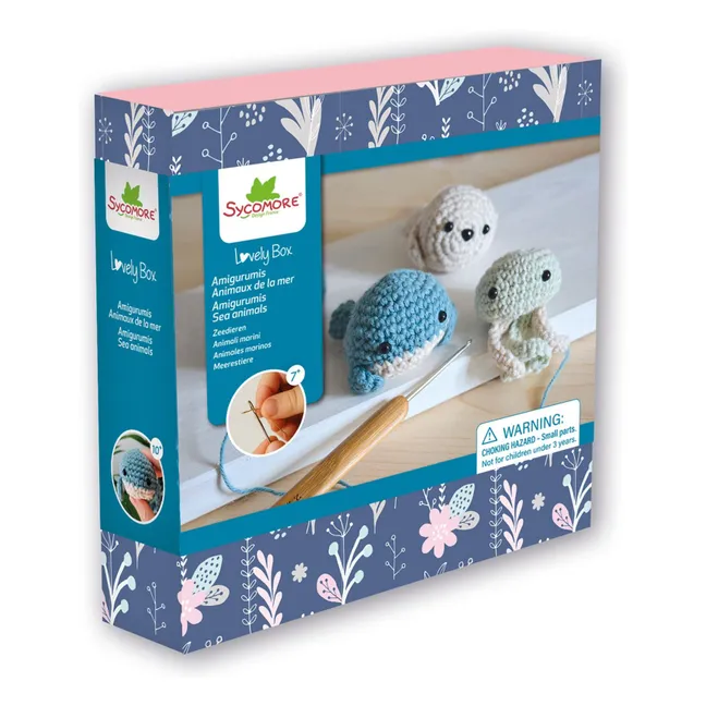 Lovely Box - Kit crochet Amigurumi Animaux de la mer