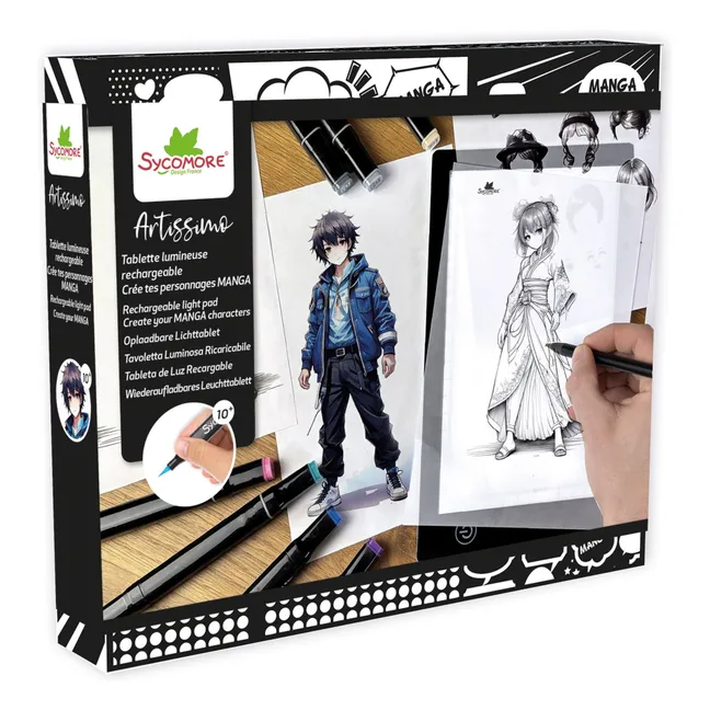 Manga - Tablette lumineuse rechargeable Création de personnages Manga