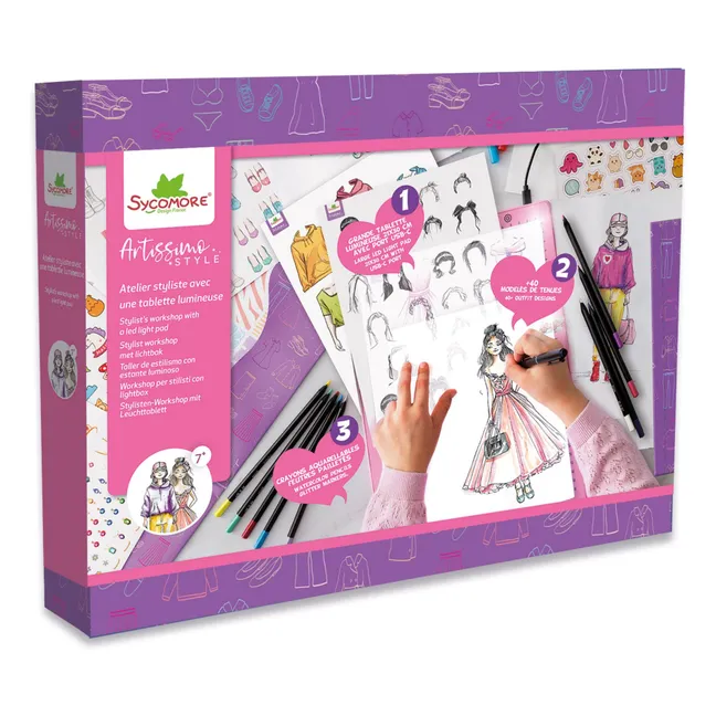 Artissimo - Atelier stylisme avec tablette lumineuse