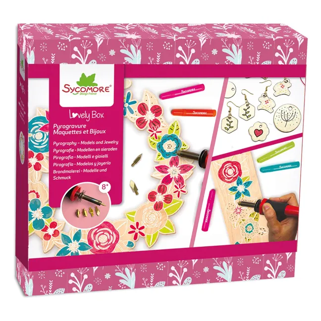 Lovely Box - Maquetas y joyas de pirograbado