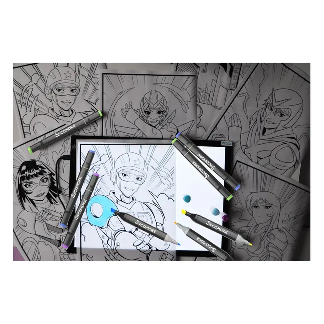 Manga - Light table and marker workshop