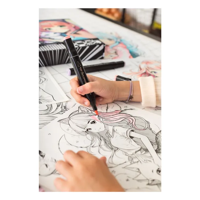 Manga - Layout et marqueurs Kemonomimi