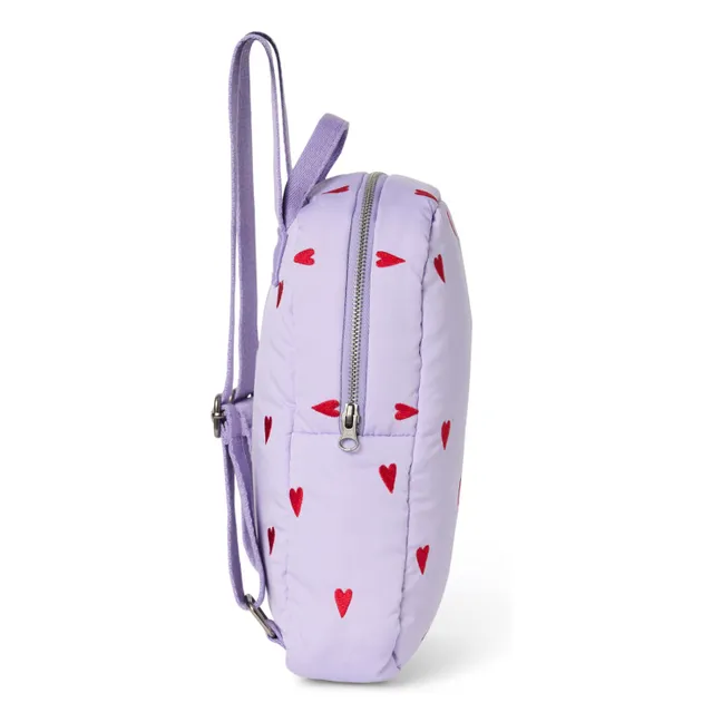 Puffy Hearts backpack | Lilac