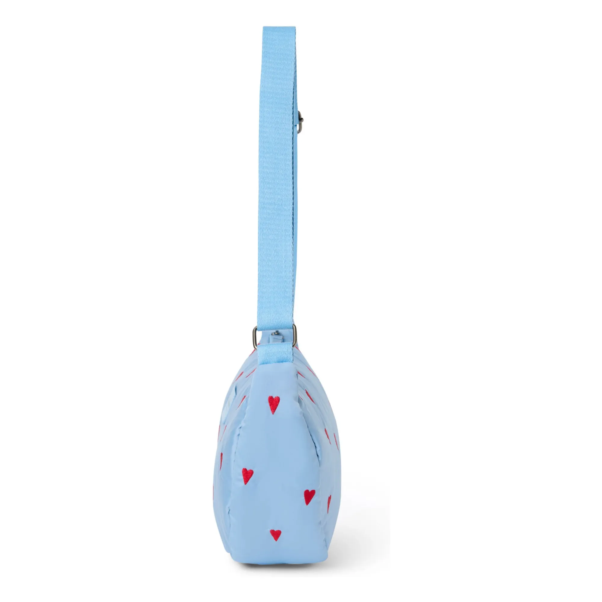 Sac banane Puffy Hearts | Bleu ciel- Image produit n°2