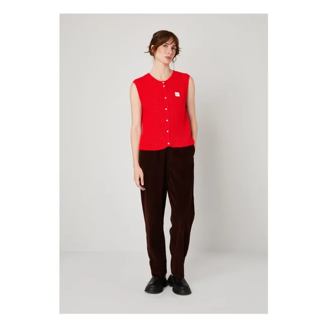 Gilet East Laine | Rouge