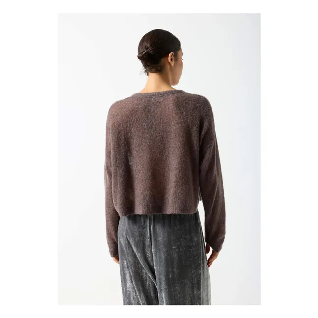 Gilet Bodyrow Cachemire et Laine | Marron
