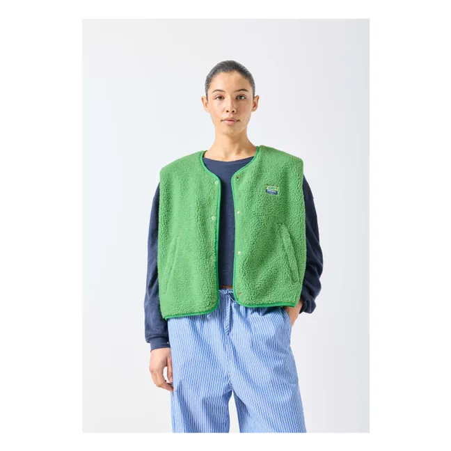 Hoktown Sleeveless Jacket | vert palmier