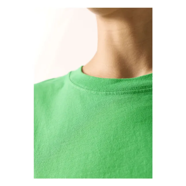 T-shirt Fizvalley Coton | vert palmier