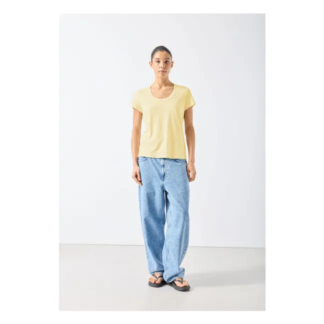 Jacksonville Cotton T-shirt | Vanilla