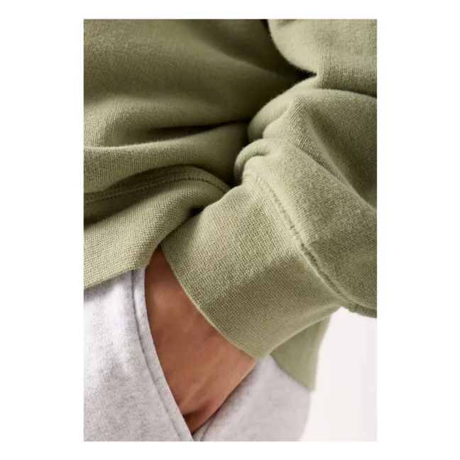 Sudadera de algodón Atubay | Verde Kaki