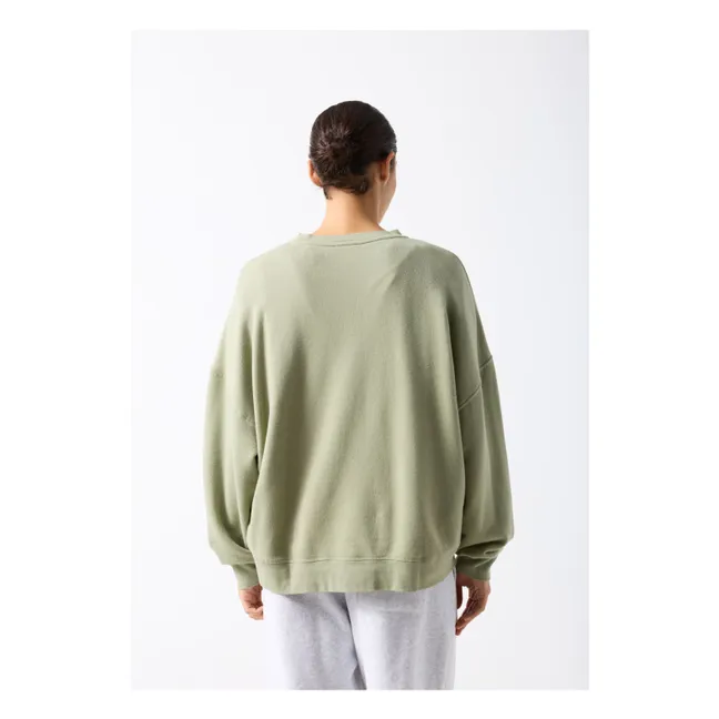 Sudadera de algodón Atubay | Verde Kaki