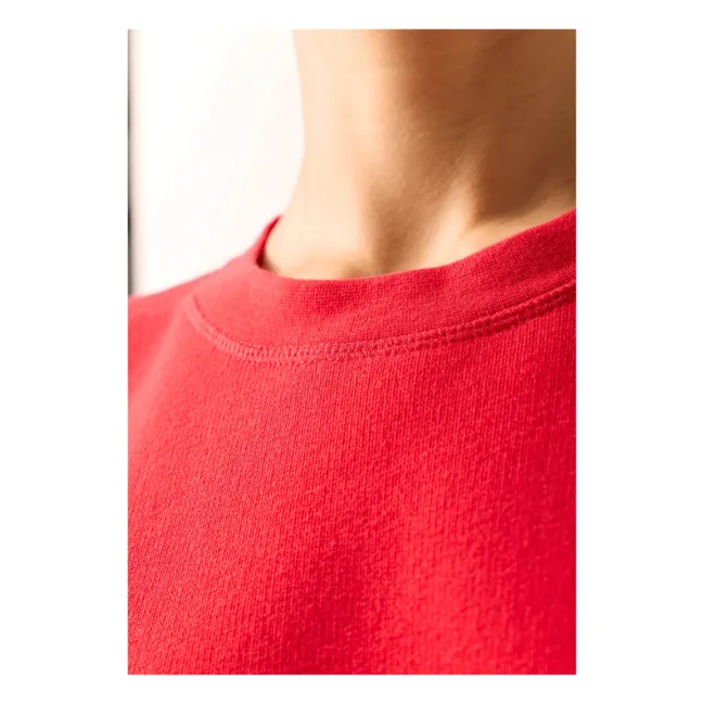 Sudadera de algodón Atubay | Rojo Tomate