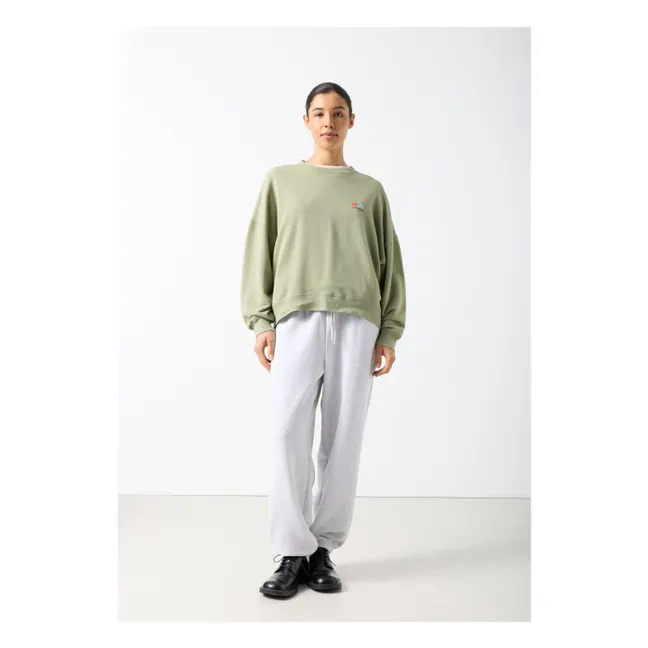 Sudadera de algodón Atubay | Verde Kaki