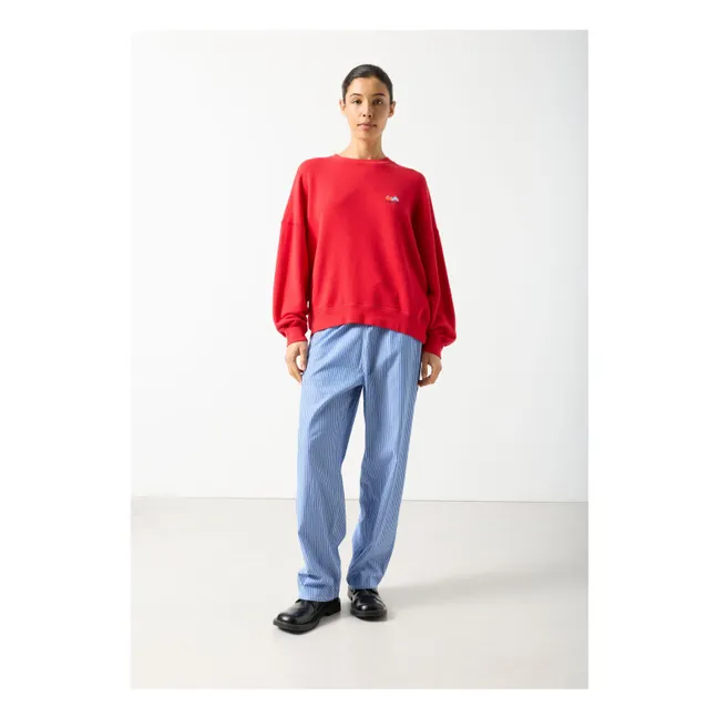 Sudadera de algodón Atubay | Rojo Tomate