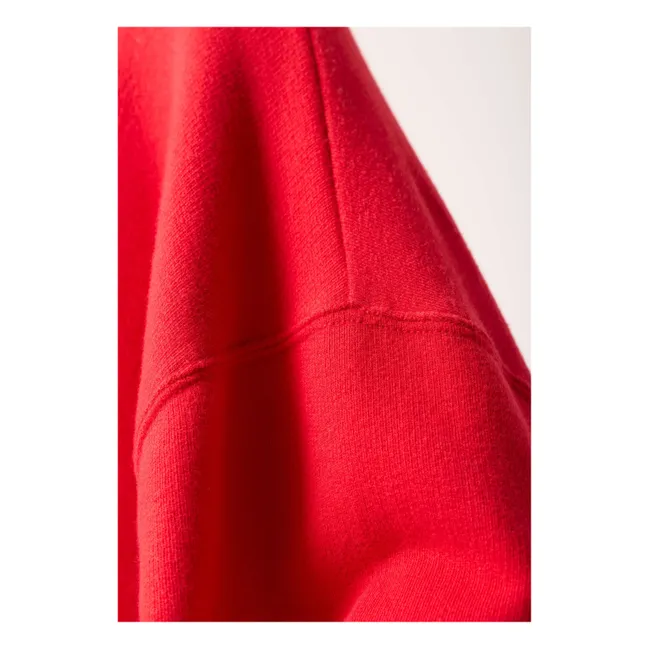 Sudadera de algodón Atubay | Rojo Tomate