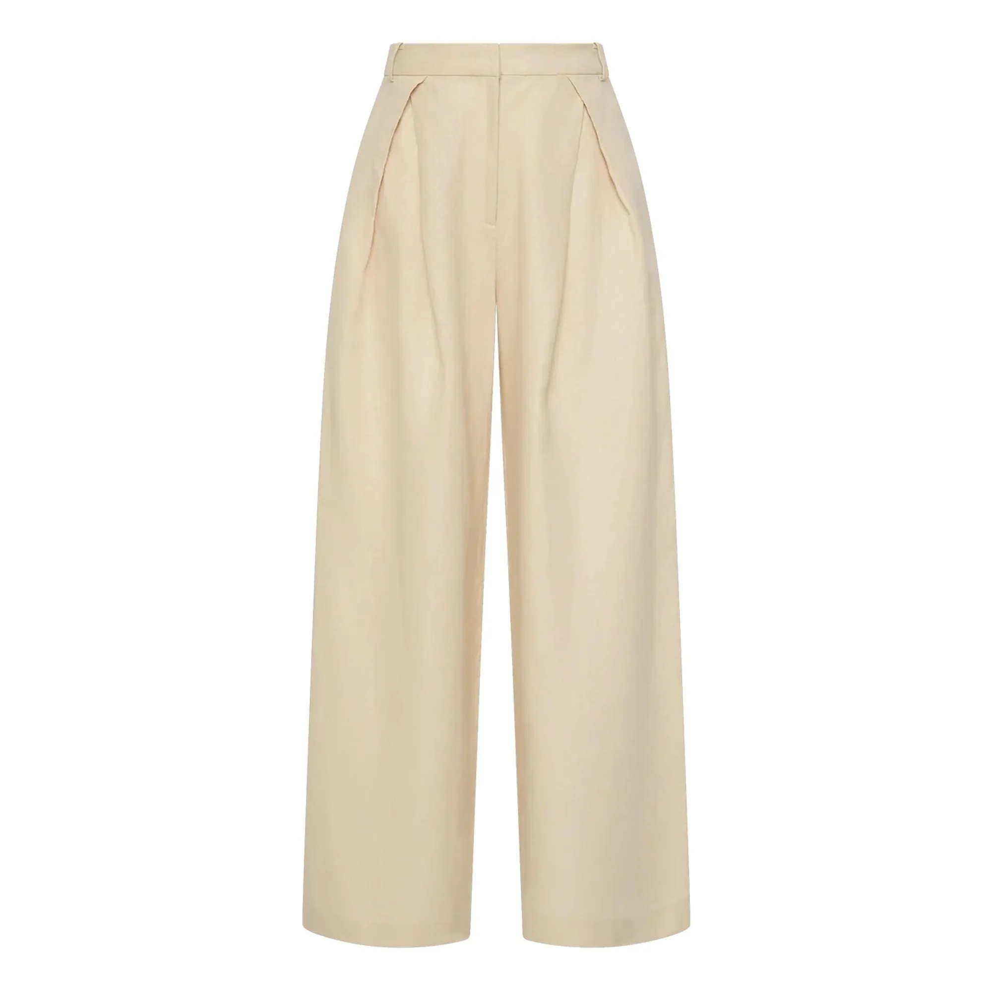 Faithfull The Brand Panna Cotta Sofia Linen Pants