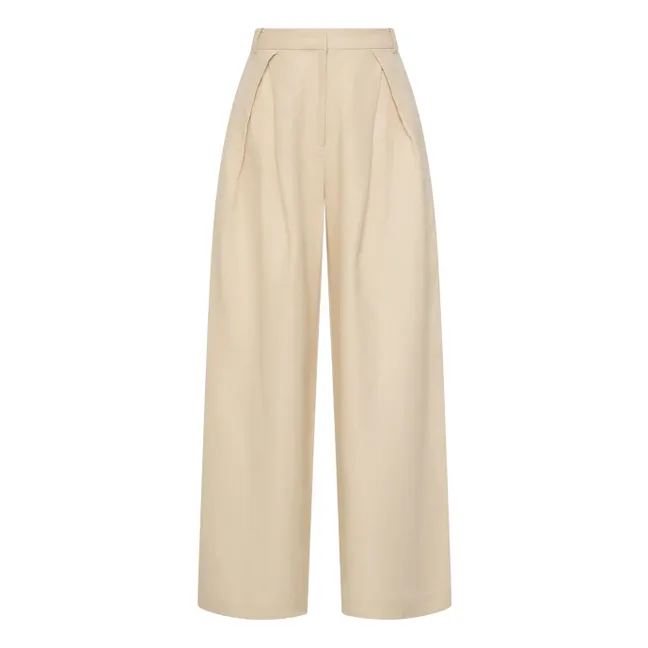 Pantalones Sofia de lino | Panna Cotta