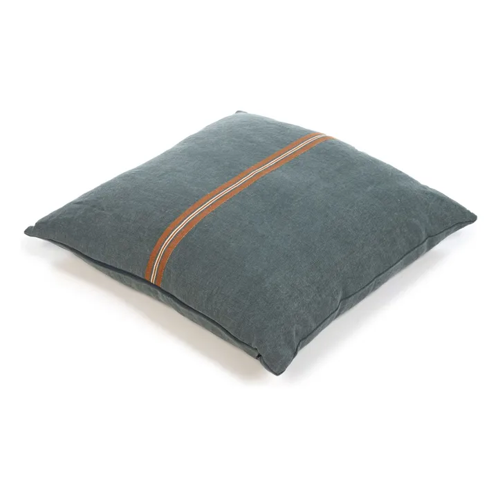 Atlas cushion cover | Charcoal grey- Product image n°6