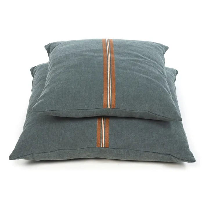 Atlas cushion cover | Charcoal grey- Product image n°4