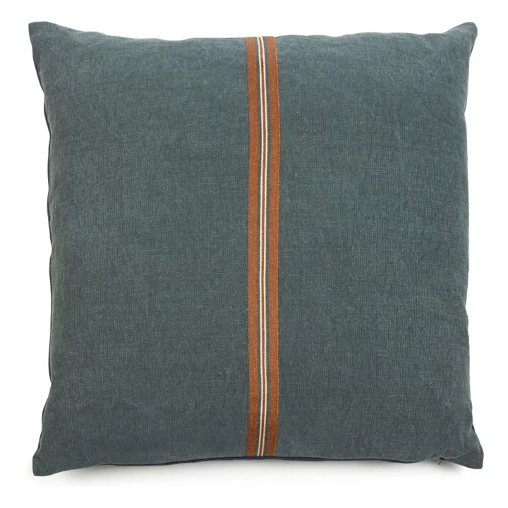 Atlas cushion cover | Charcoal grey- Product image n°0