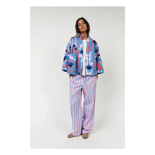 Rumi Cotton Jacket | Blue