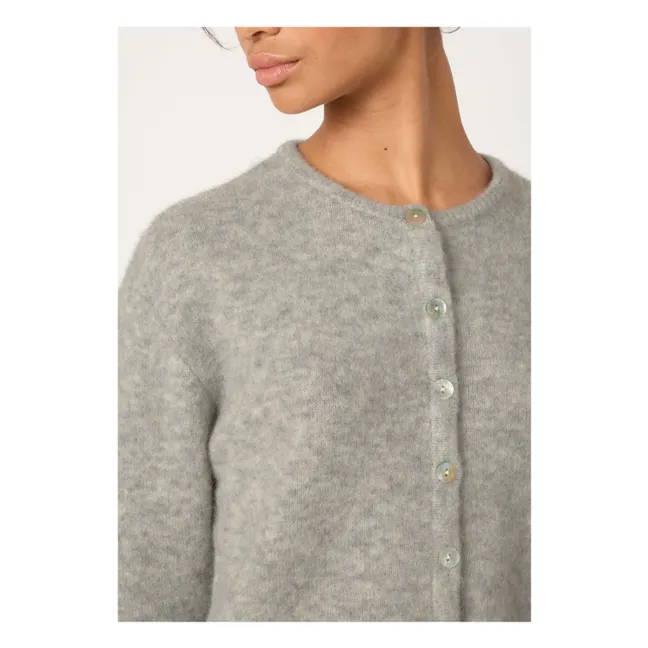 Gilet Vitow Alpaga et Laine | Gris clair