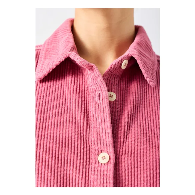Sur-Chemise Velours Côtelé Padow | Bois de rose